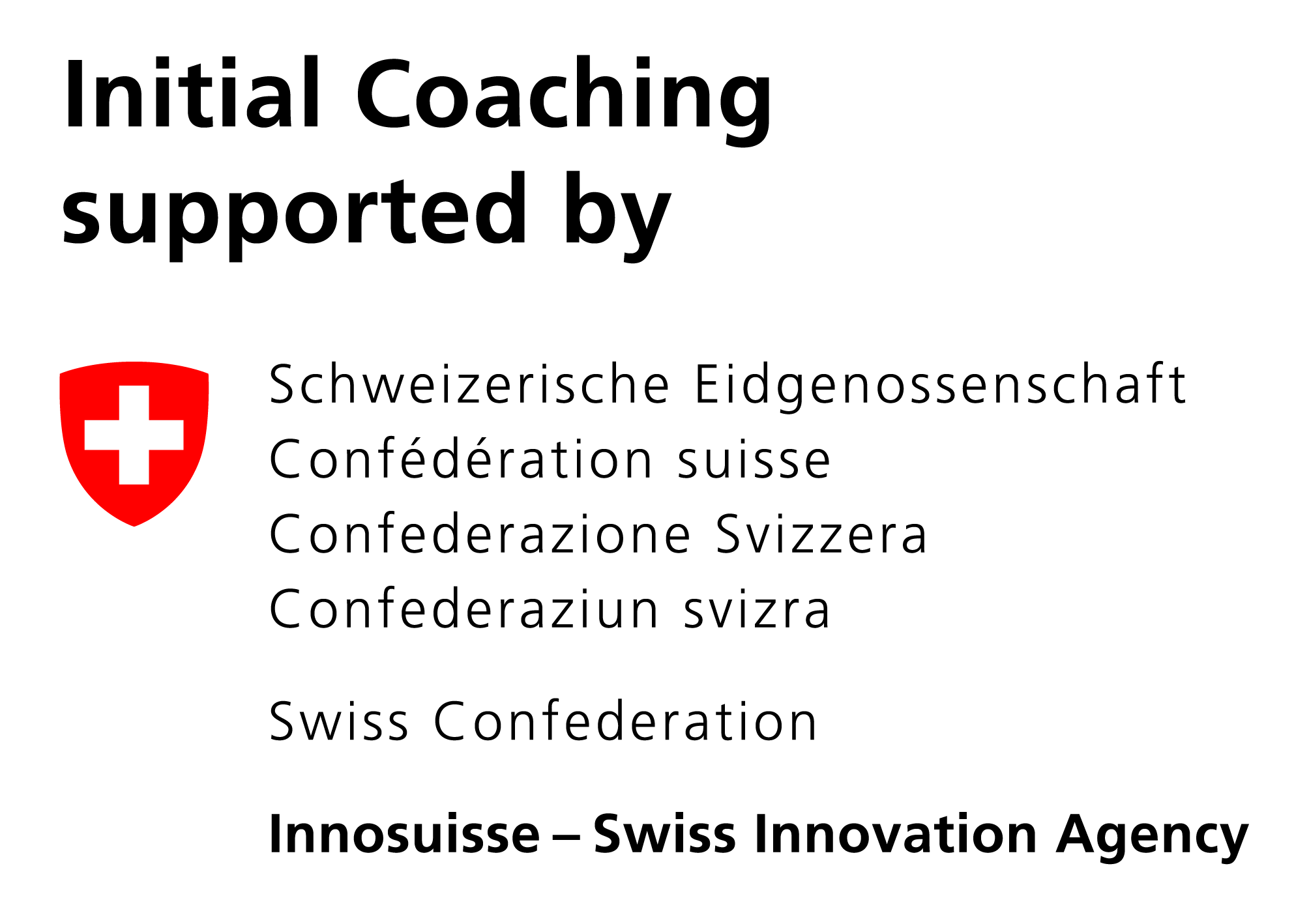 Innosuisse Initial Coaching — Nectos supported by Swiss Innovation Agency